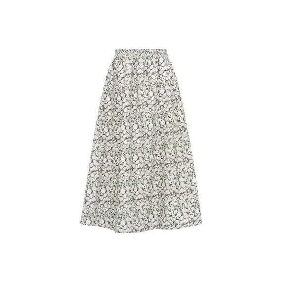MEIYANG Casual Long Skirts Women's Gray Purple