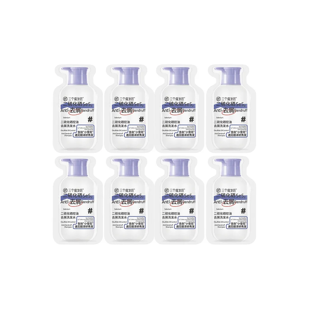 Three Trolls Oil Control Волумизирующее средство против перхоти Шампунь Образец Глубокая чистка