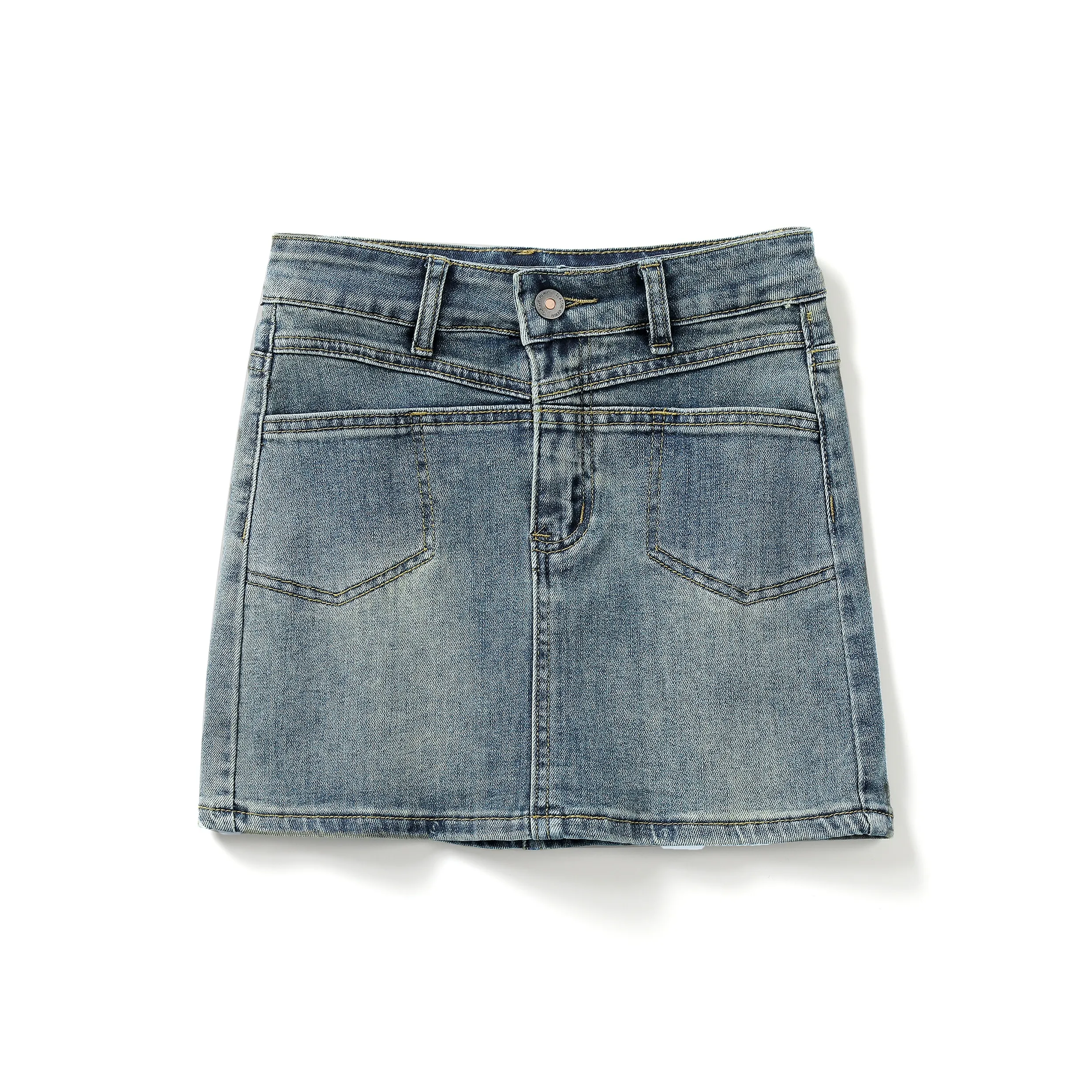Honey Denim Short Skirts Women's Vintage Blue