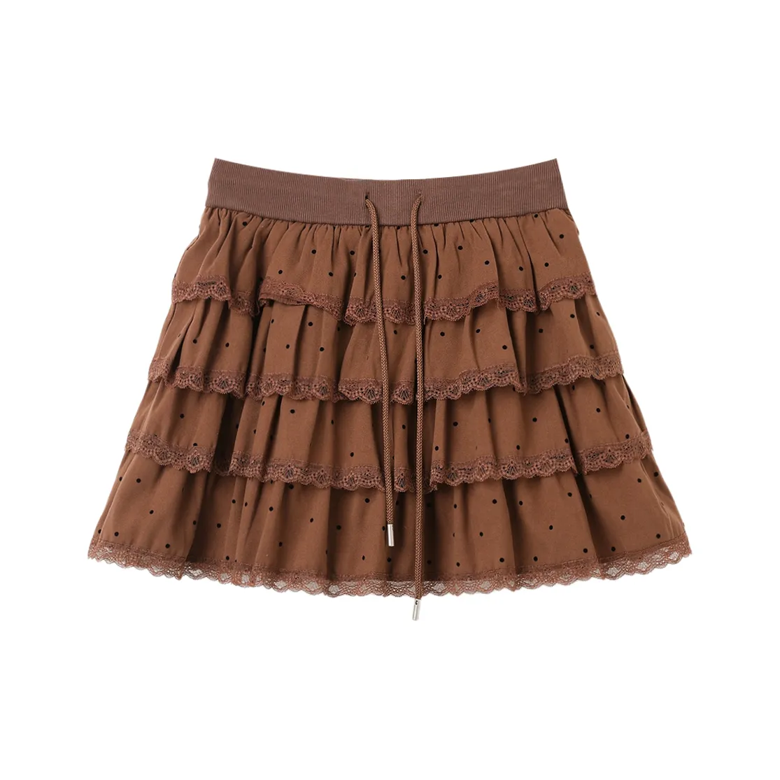 SETIROM Повседневные короткие юбки женские коричневый