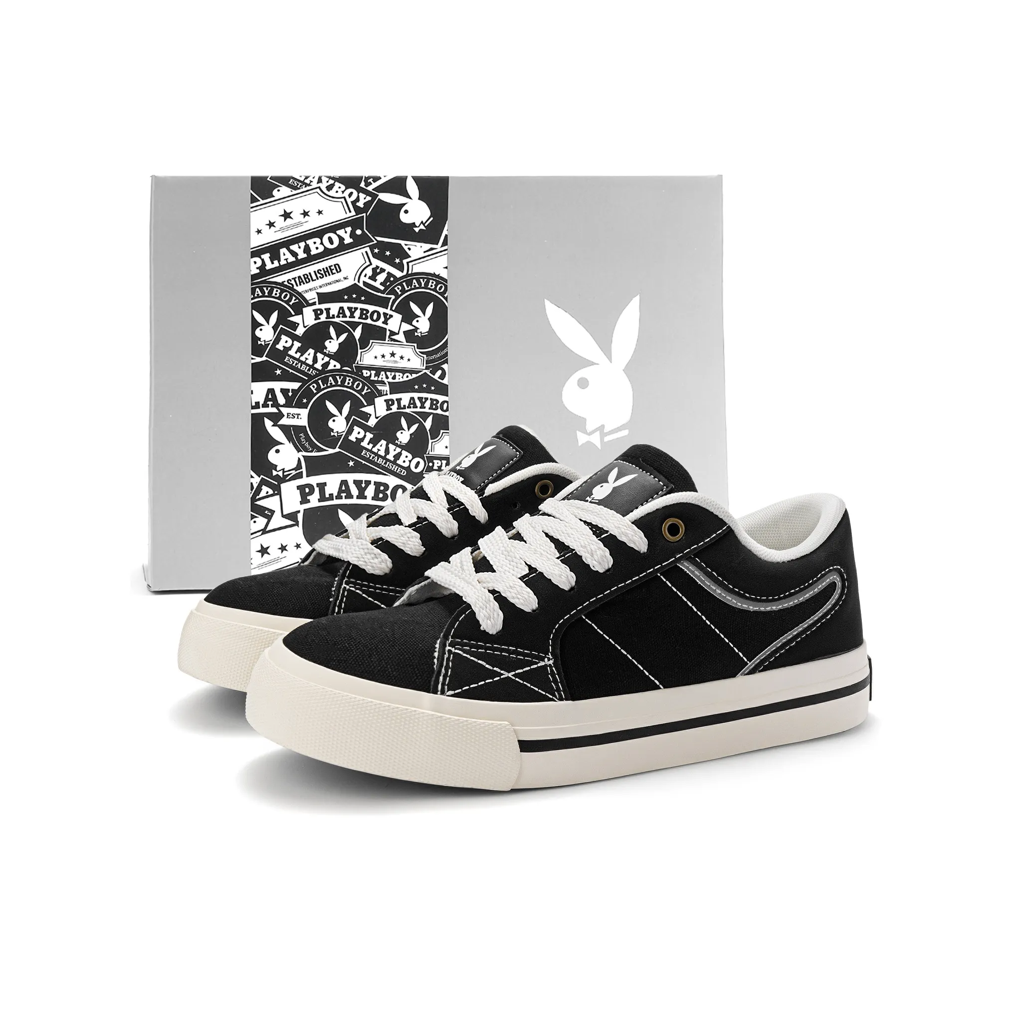 Playboy Low Top Canvas Shoes Men's