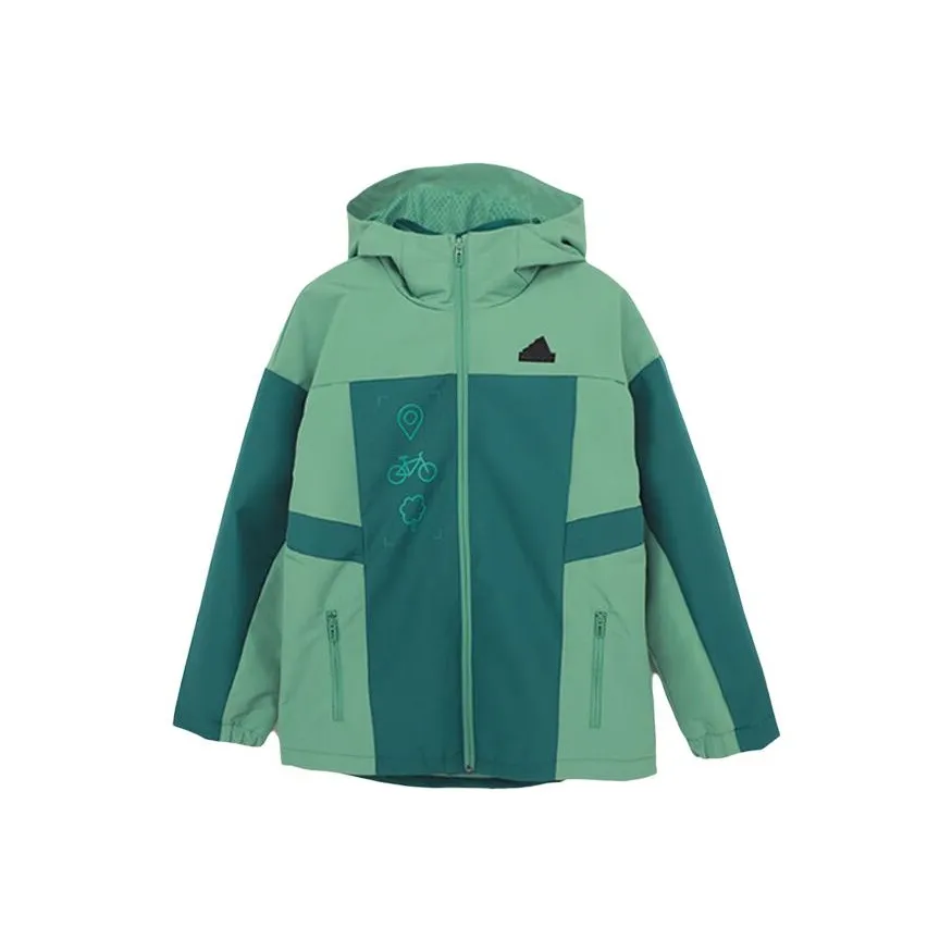 Adidas Куртки и Пальто Темно-Зеленый Детский