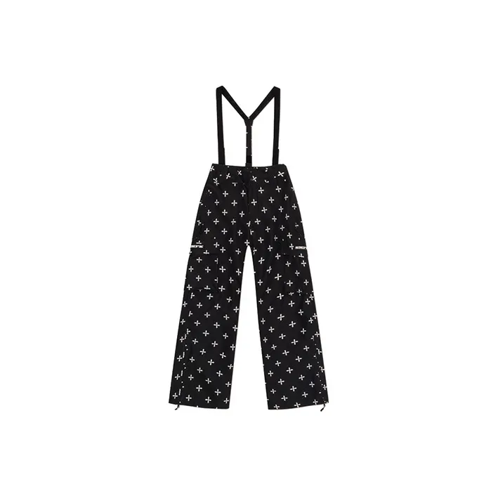 SMFK Ski Pants Women's Black Floral Garden