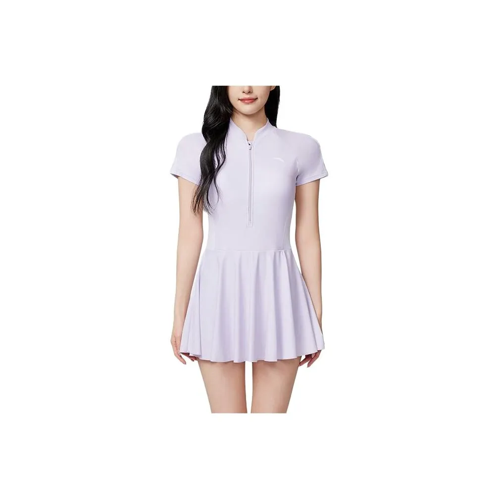 Anta Swim Dresses & Skirts Women's Soft Purple/Pure White