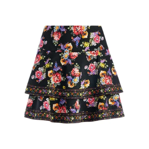 ALICE+OLIVIA Черная Женская Повседневная Короткая Юбка