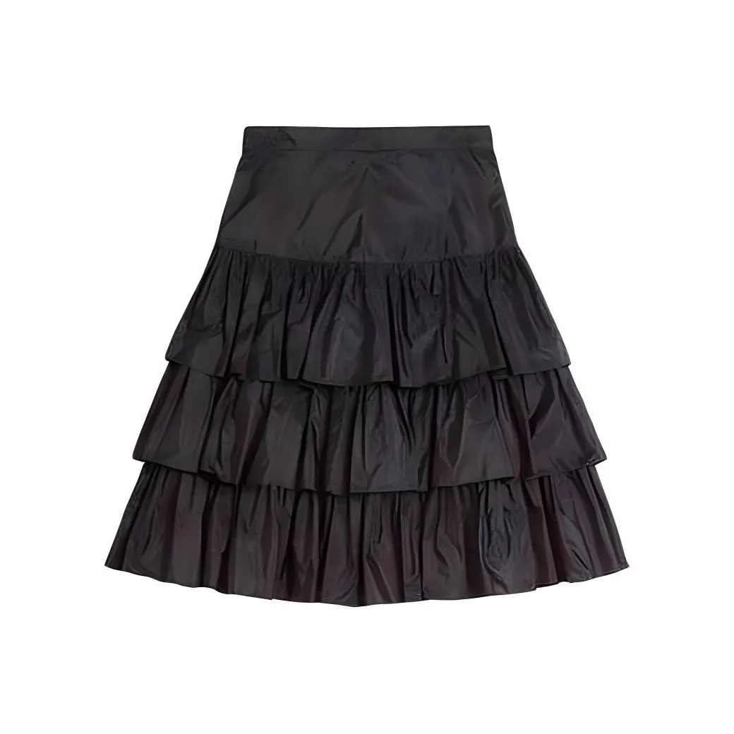 Valentino High Waist Ruffled Skirt