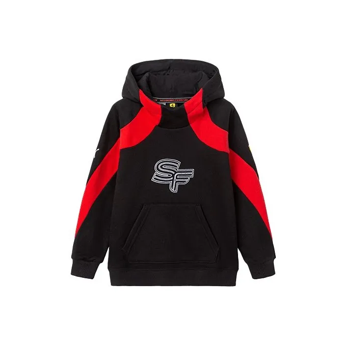 PUMA x FERRARI Свитшот черный для детей 3-7 лет