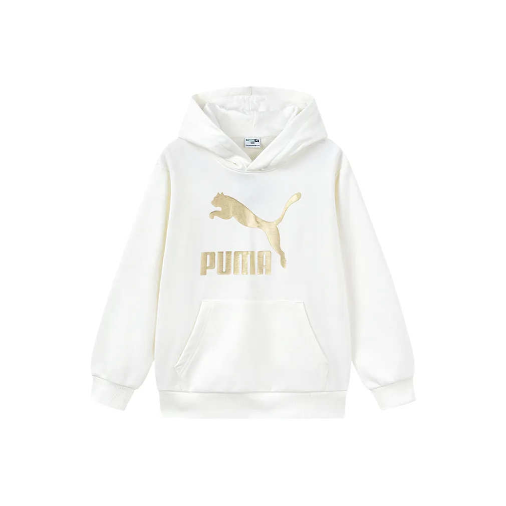 PUMA Свитшот Sportstyle Series Натуральный Белый Детский