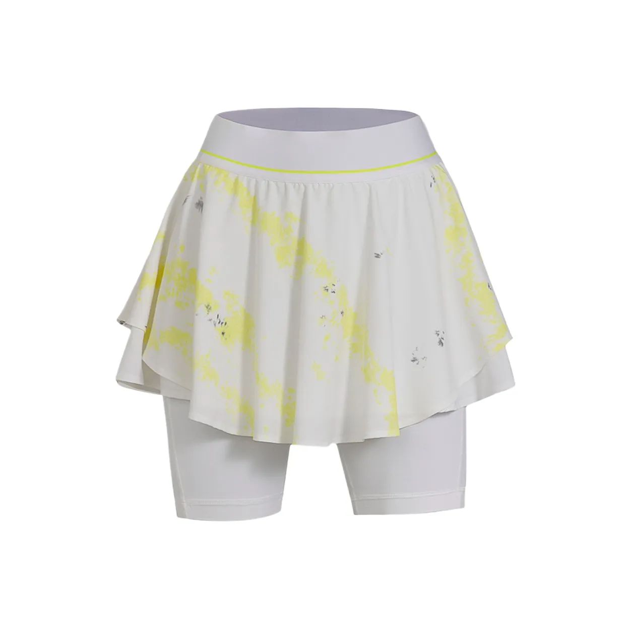lululemon Court Rival Повседневные короткие юбки Женские Стираемые Электрический лимон Смешанный цвет