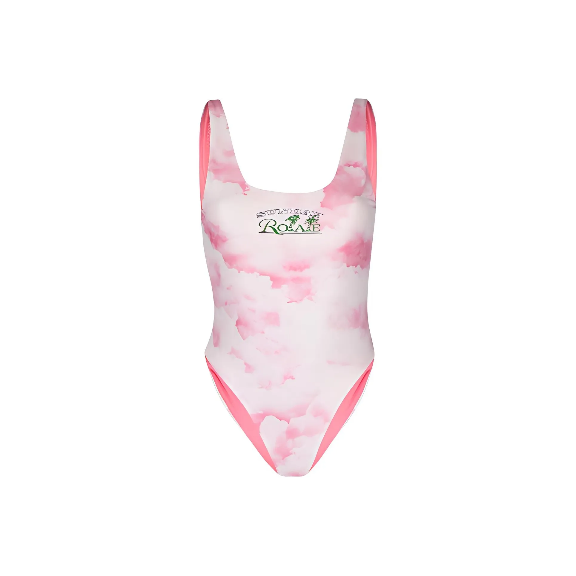 Rotate Logo Print One Piece Swimsuit