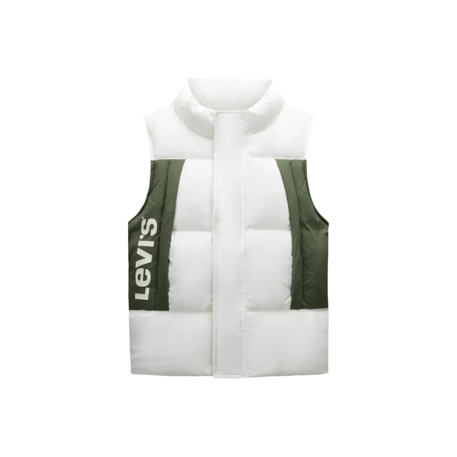 Levi's Теплоизоляционный пуховый жилет цвет конфетный белый для детей в возрасте 3-7 лет