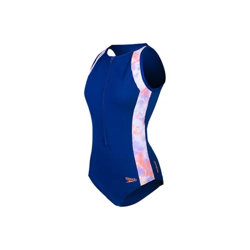 Speedo COLORFUL SPIRAL Синий Женские Ван-Пис Купальники