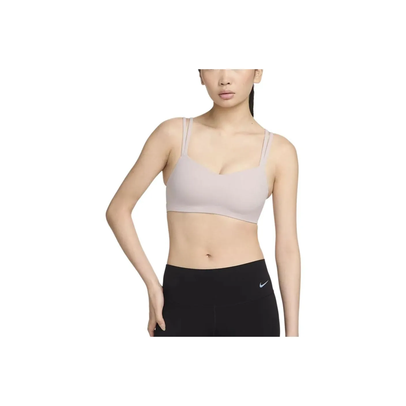 Nike Zenvy Strappy Спортивное белье Женское Серый Фиолетовый