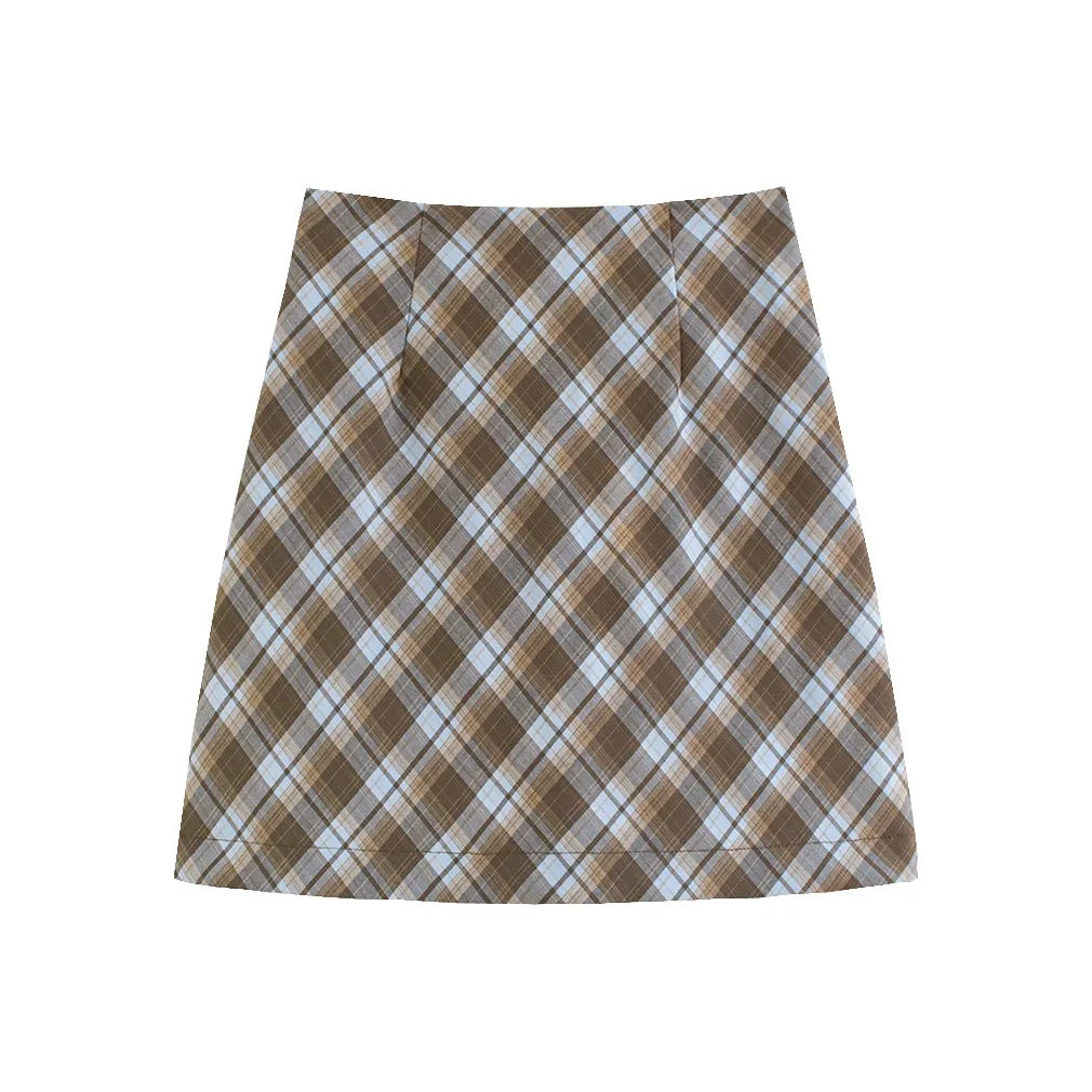 SYEEE WITH U Повседневные короткие юбки Женские Хаки