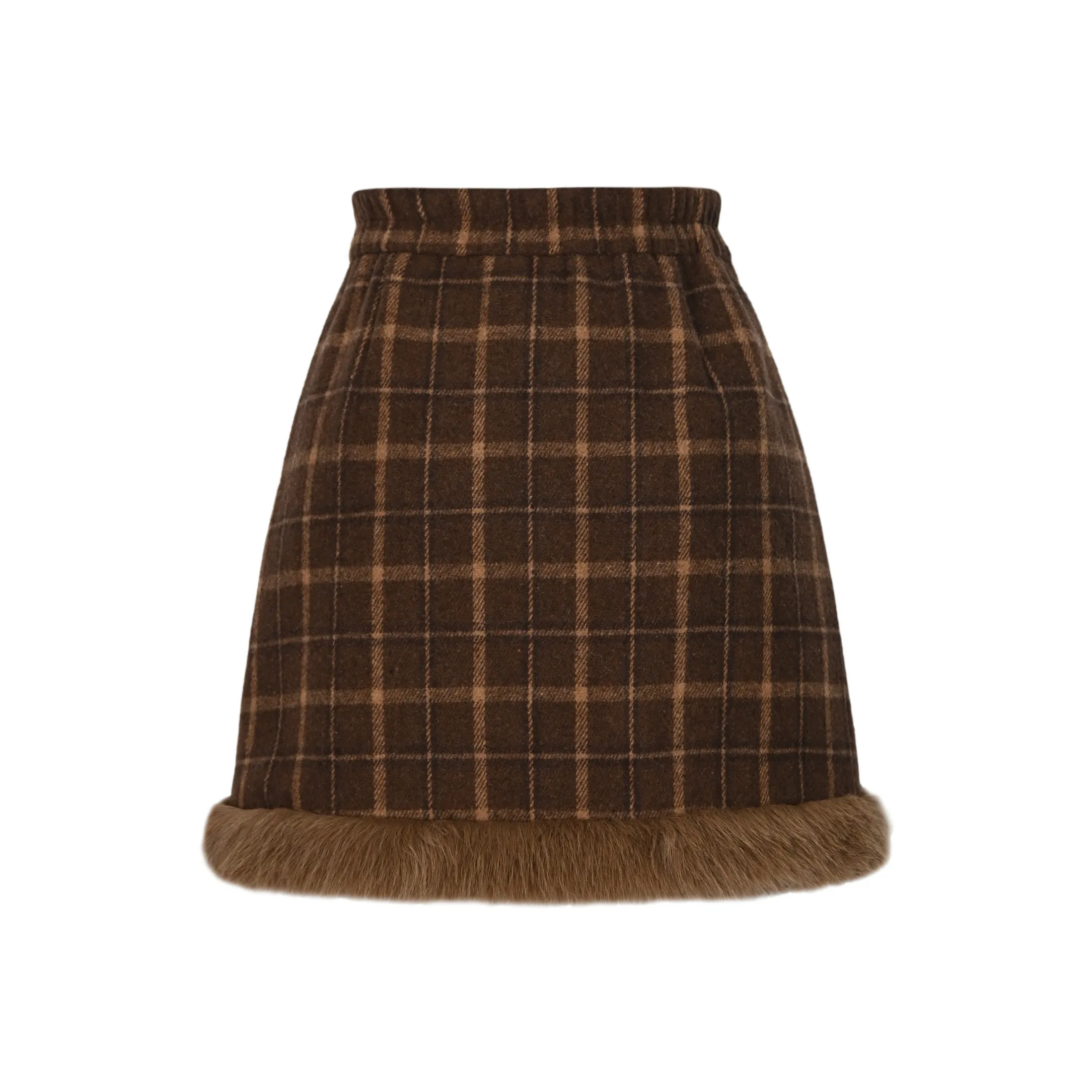 SNBL Повседневные короткие юбки женские коричневый