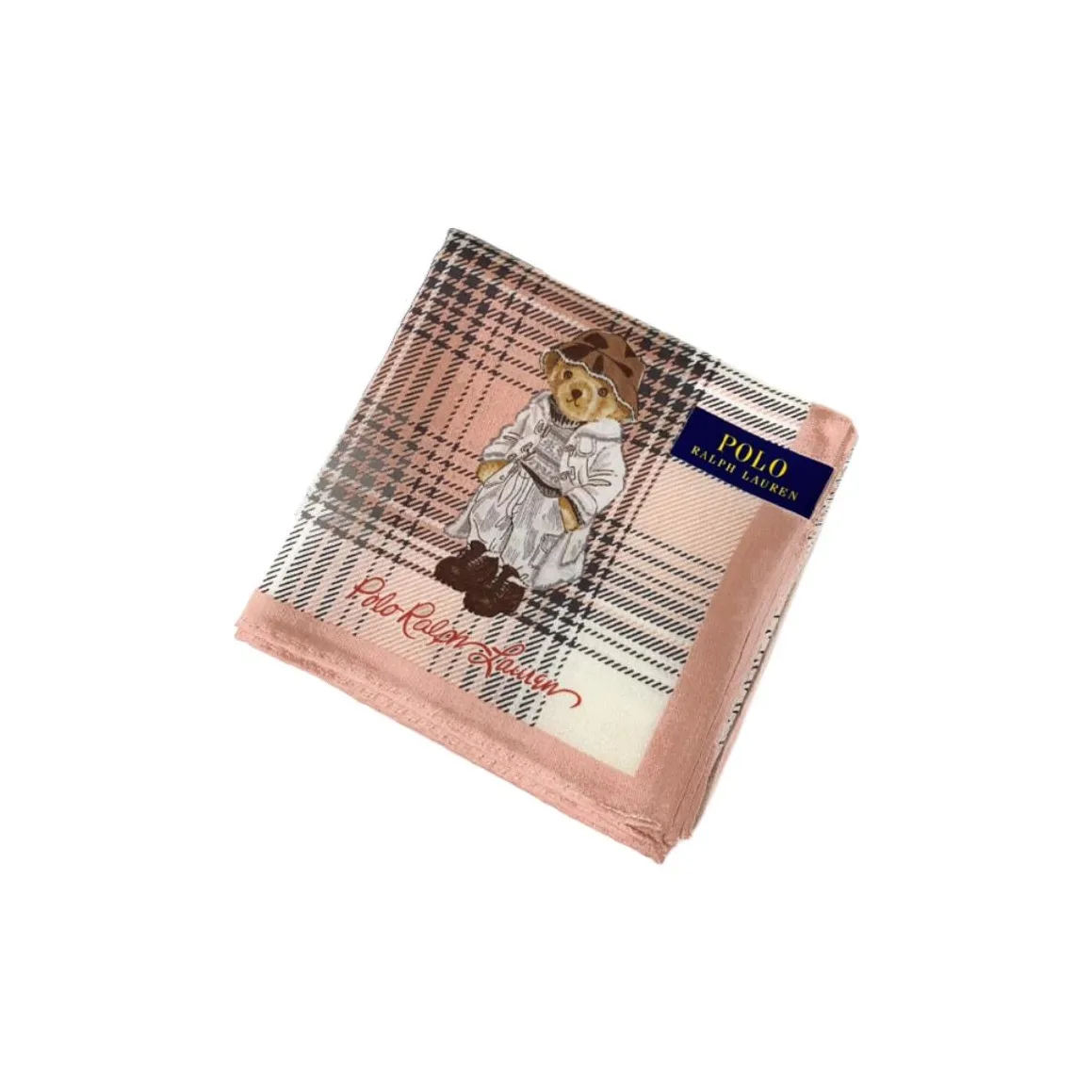 Шарфы из шелка Polo Ralph Lauren унисекс нежно-розового цвета