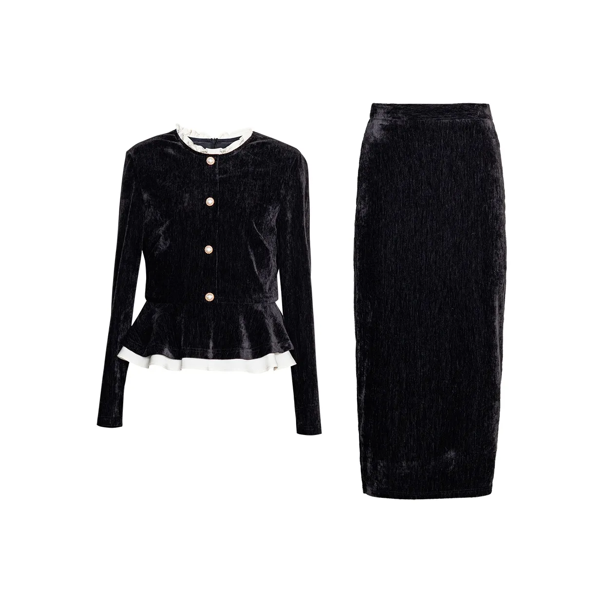 ROEYSHOUSE Комплект с юбкой Женские Черный