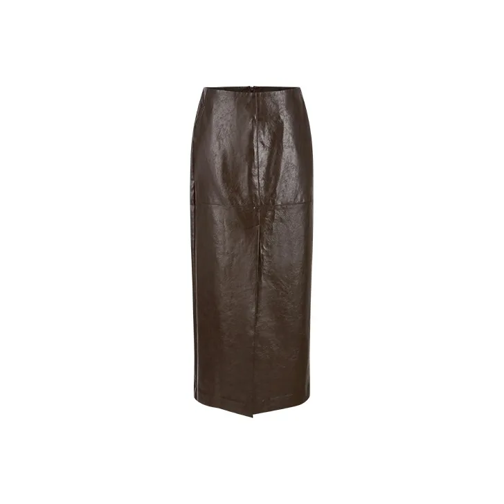URBAN REVIVO Casual Short Skirts Women's Red Brown