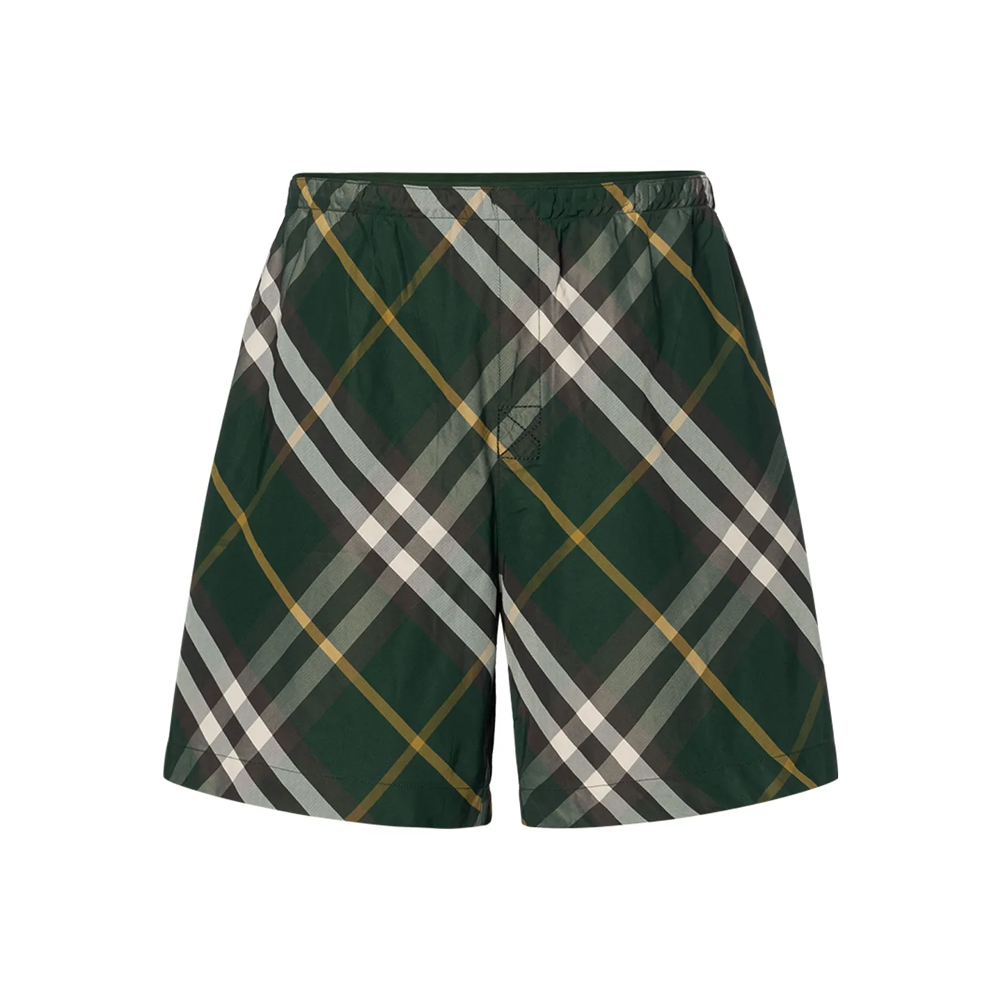 Burberry Checkered Twill Swim Shorts