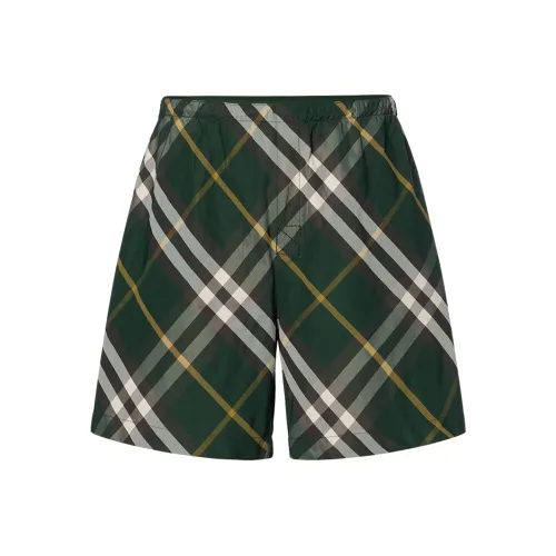 Burberry Плющево-зеленый Мужские Плавки