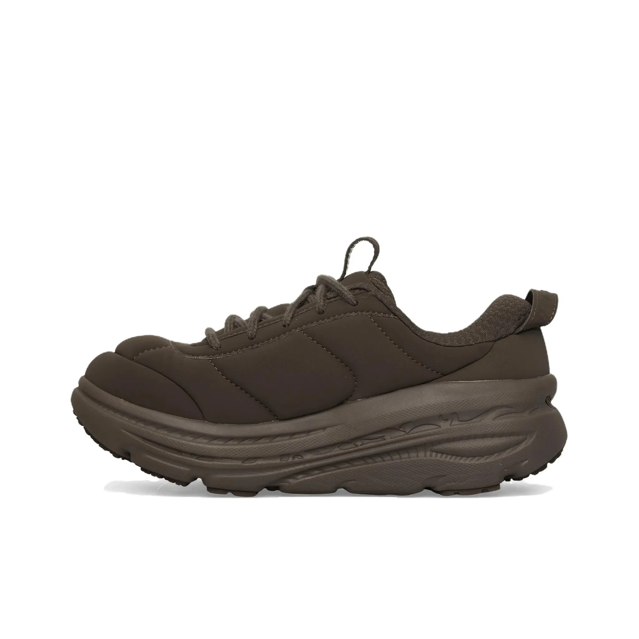 MARNI x HOKA ONE ONE Bondi B3LS Abrasion Resistant Rebound Low Top Casual Running Shoes Unisex Black