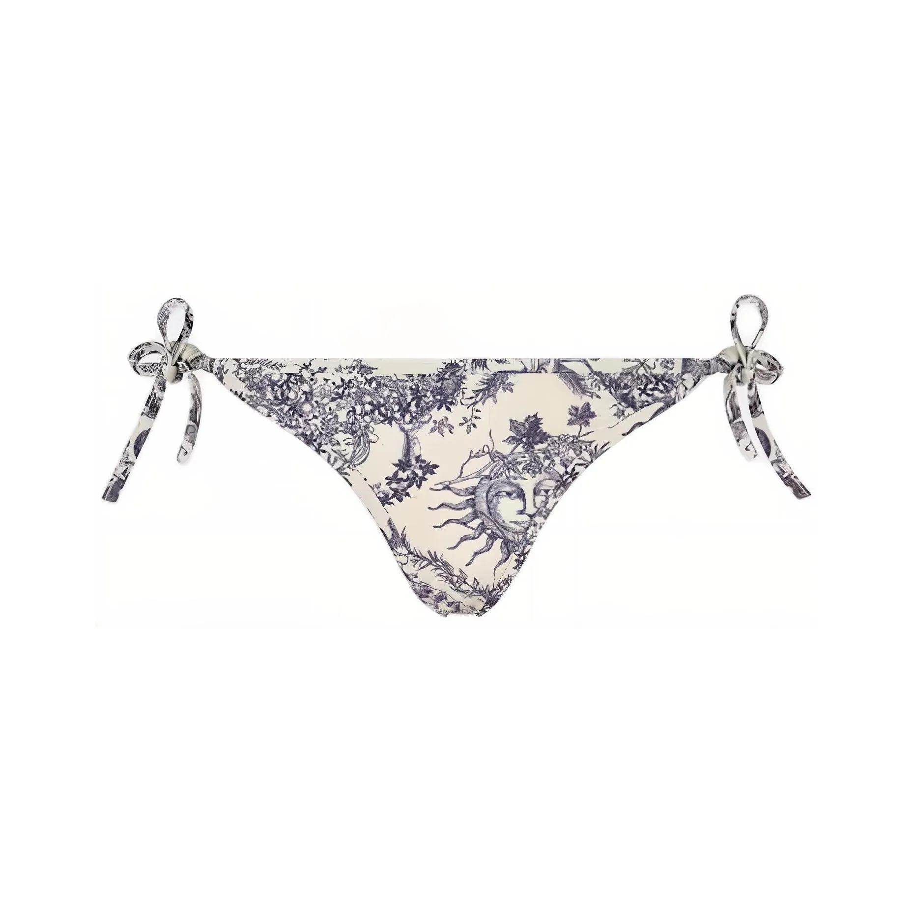 DIOR Bikini Bottom Swimming Shorts Women's Blue