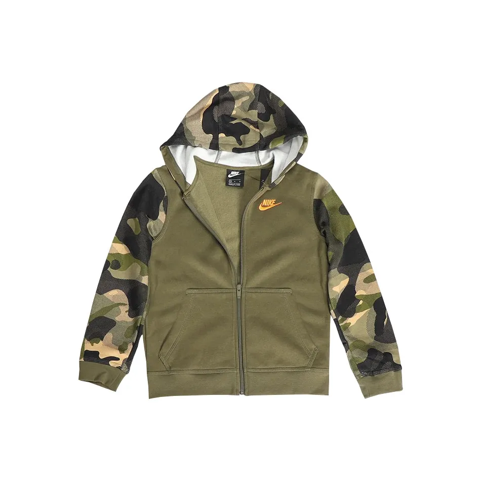 nike Куртки Пальто Камуфляж Подростки