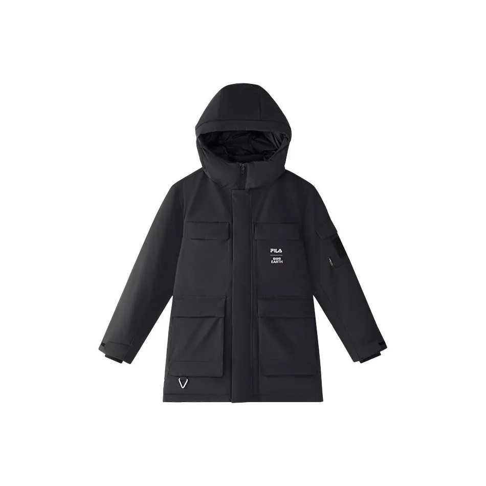 FILA KIDS x BBC EARTH Пуховик Темно-черный Подростки
