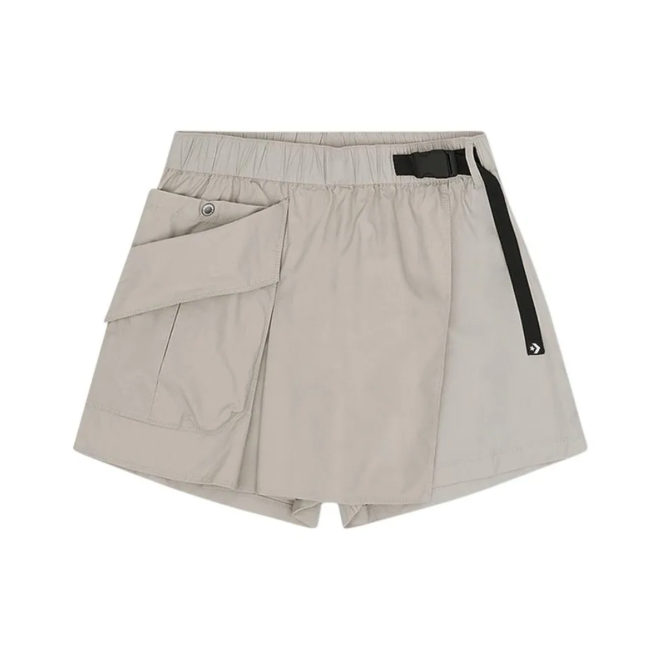 Конверс Повседневные Короткие Юбки Женские Серые