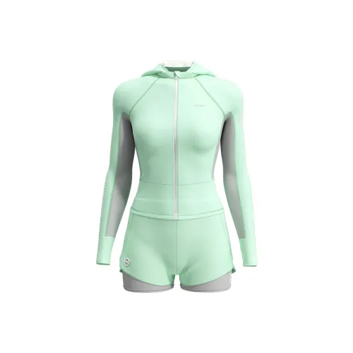TOSWIM Лето Лайм Женские Двухкомпонентные Купальники