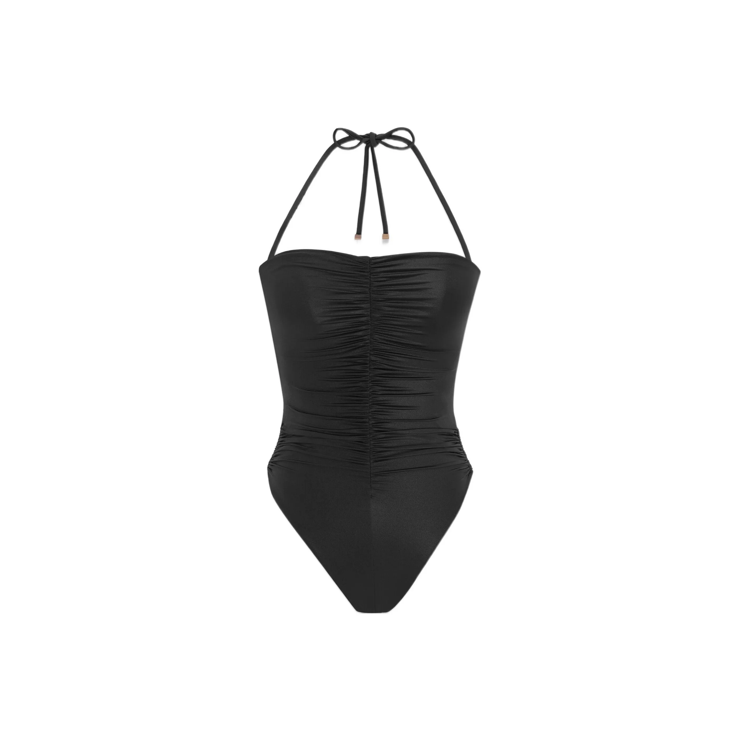 SAINT LAURENT Halterneck Sleeveless Swimsuit
