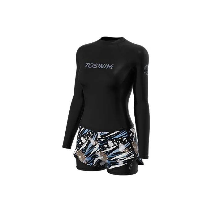 TOSWIM Глубокое море Призрачный Женские Двухкомпонентные Купальники