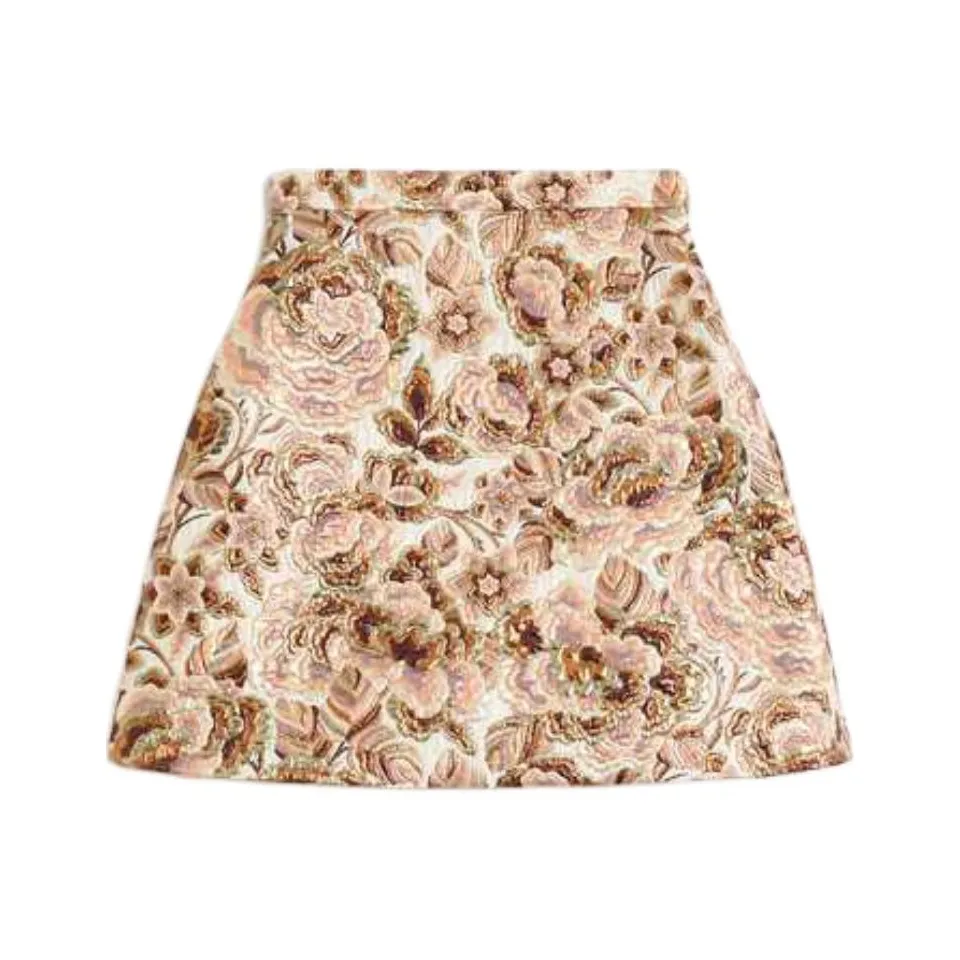 Valentino Après L'hiver Floral Patterned Mini Skirt