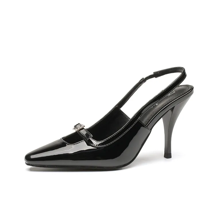 TATAYA Slim Heel High Heels 9cm Women's Black