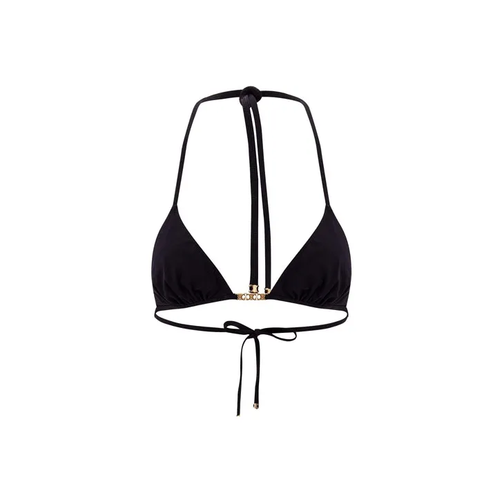 CELINE Triomphe Triangle Bikini Top