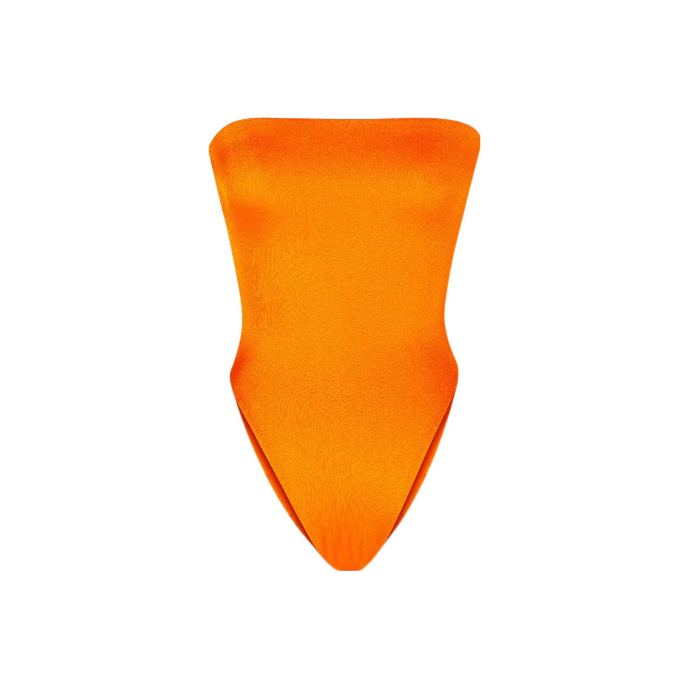 SAINT LAURENT FW22 One piece Swimsuit Women's Orange