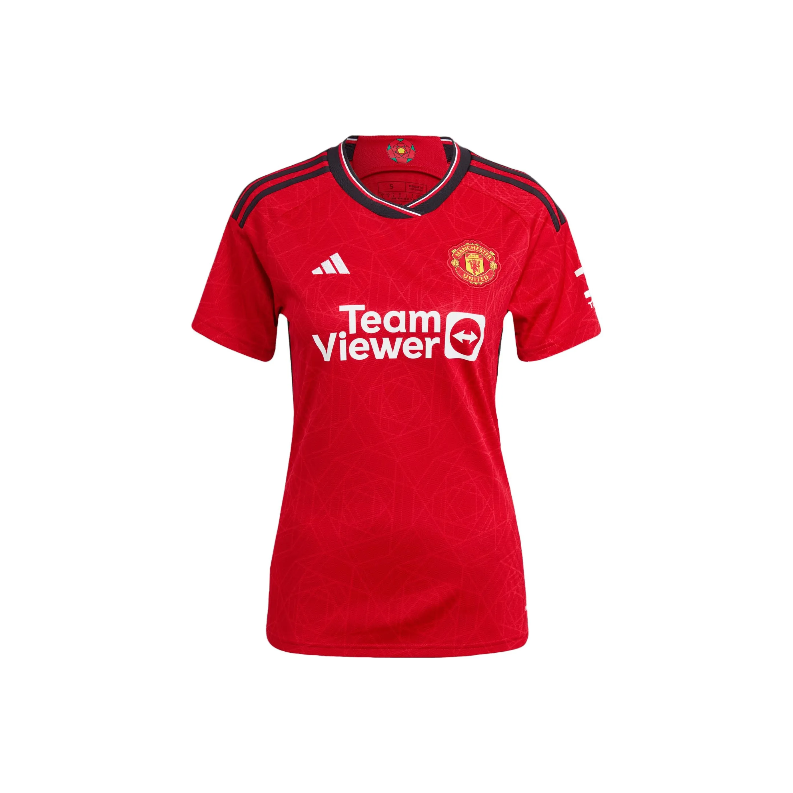 Adidas MANCHESTER UNITED THEATRE OF DREAMS Красный Женская Футбольная Джерси