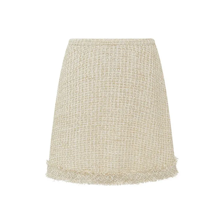 d'zzit Повседневные короткие юбки Женские Золото