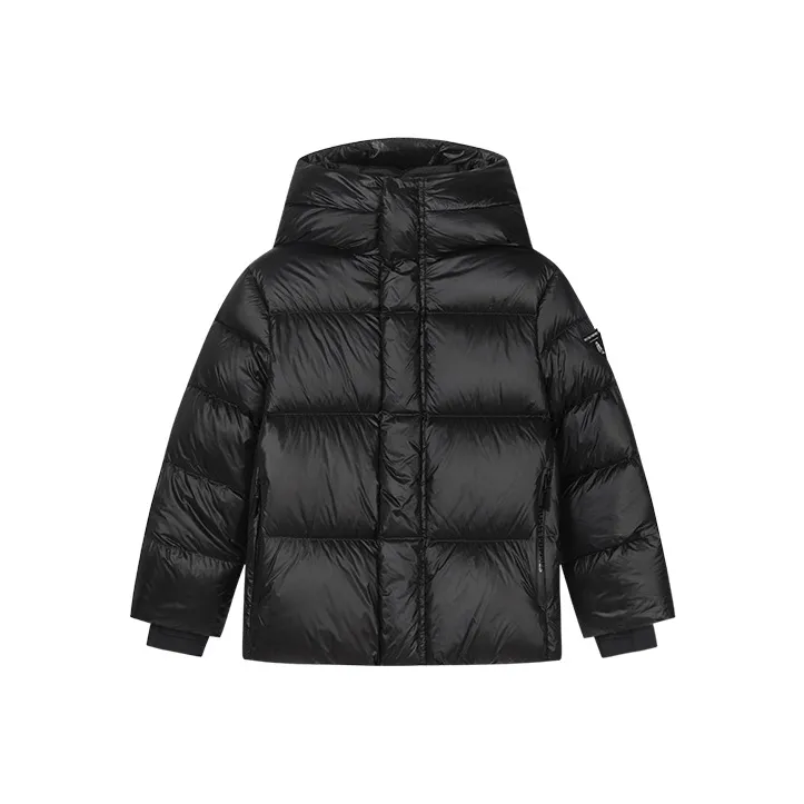 Hush Puppies Пуховик FW24 Ромб Черный Подростки