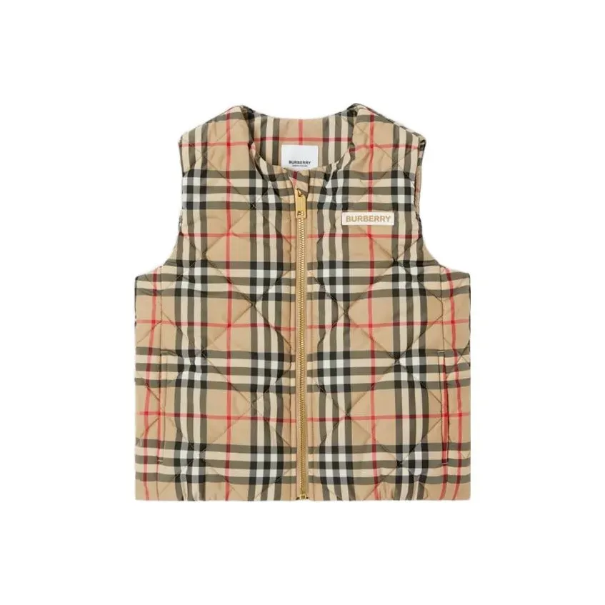 Burberry Желтые Детские Жилеты