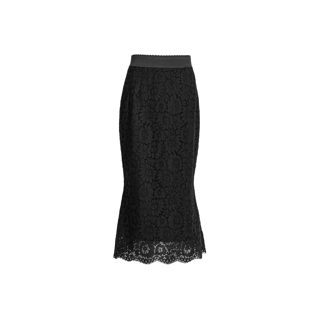 LIZZY Повседневная длинная юбка женская черная