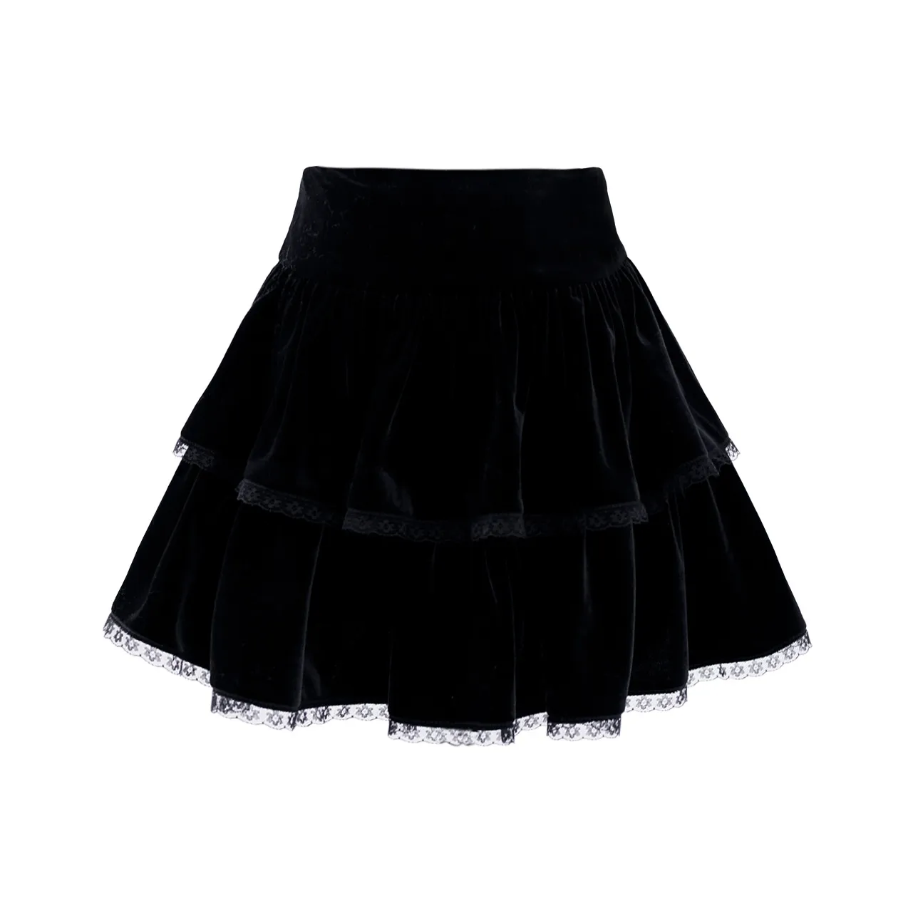 Blovelan Повседневные короткие юбки Женские Черный