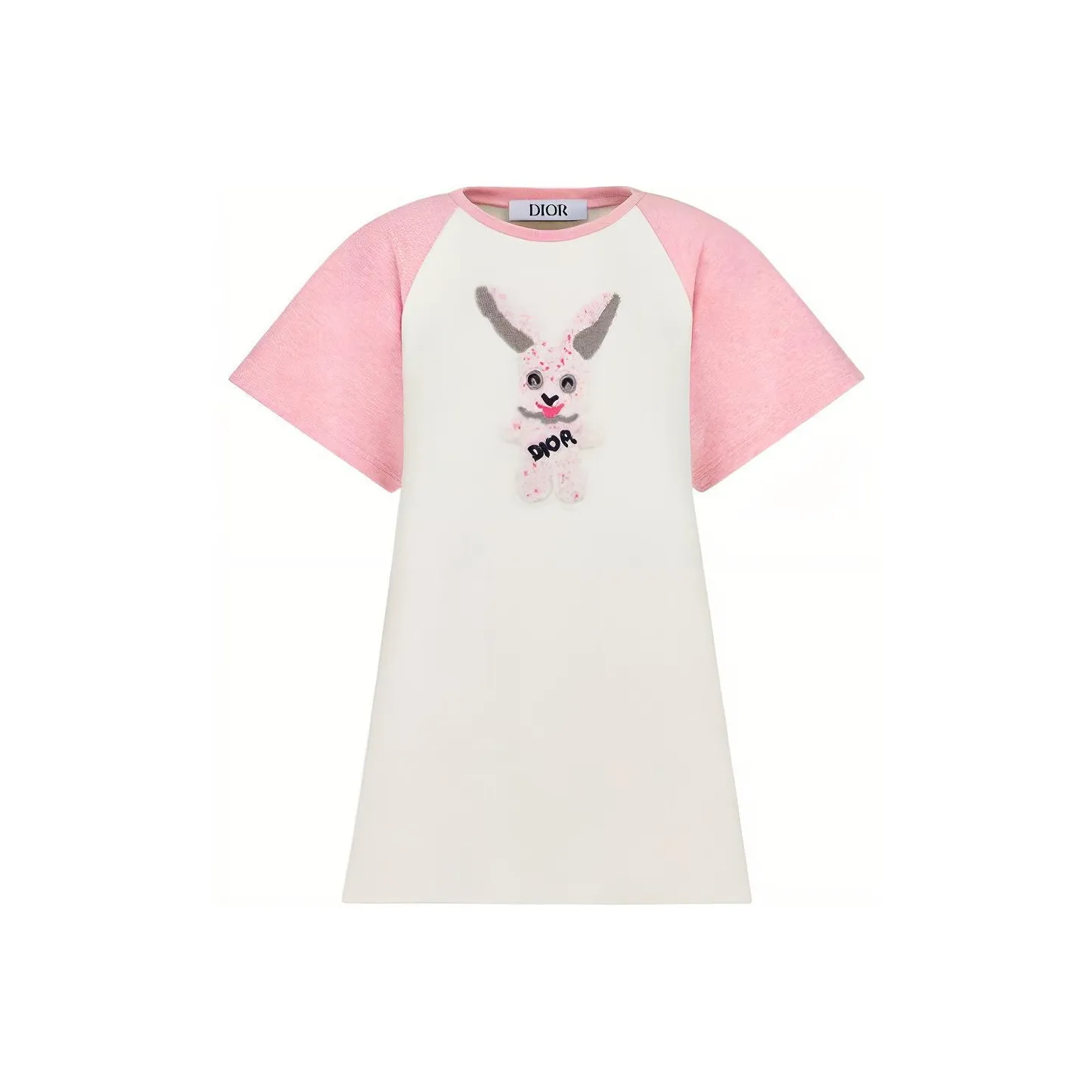 DIOR Детская одежда SS23 Платье Слоновая кость Детский