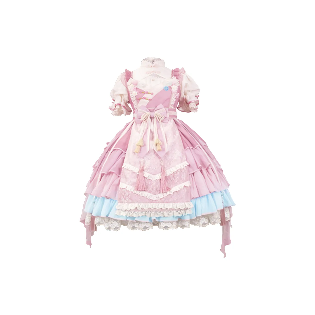 Розовые женские платья в стиле Лолита