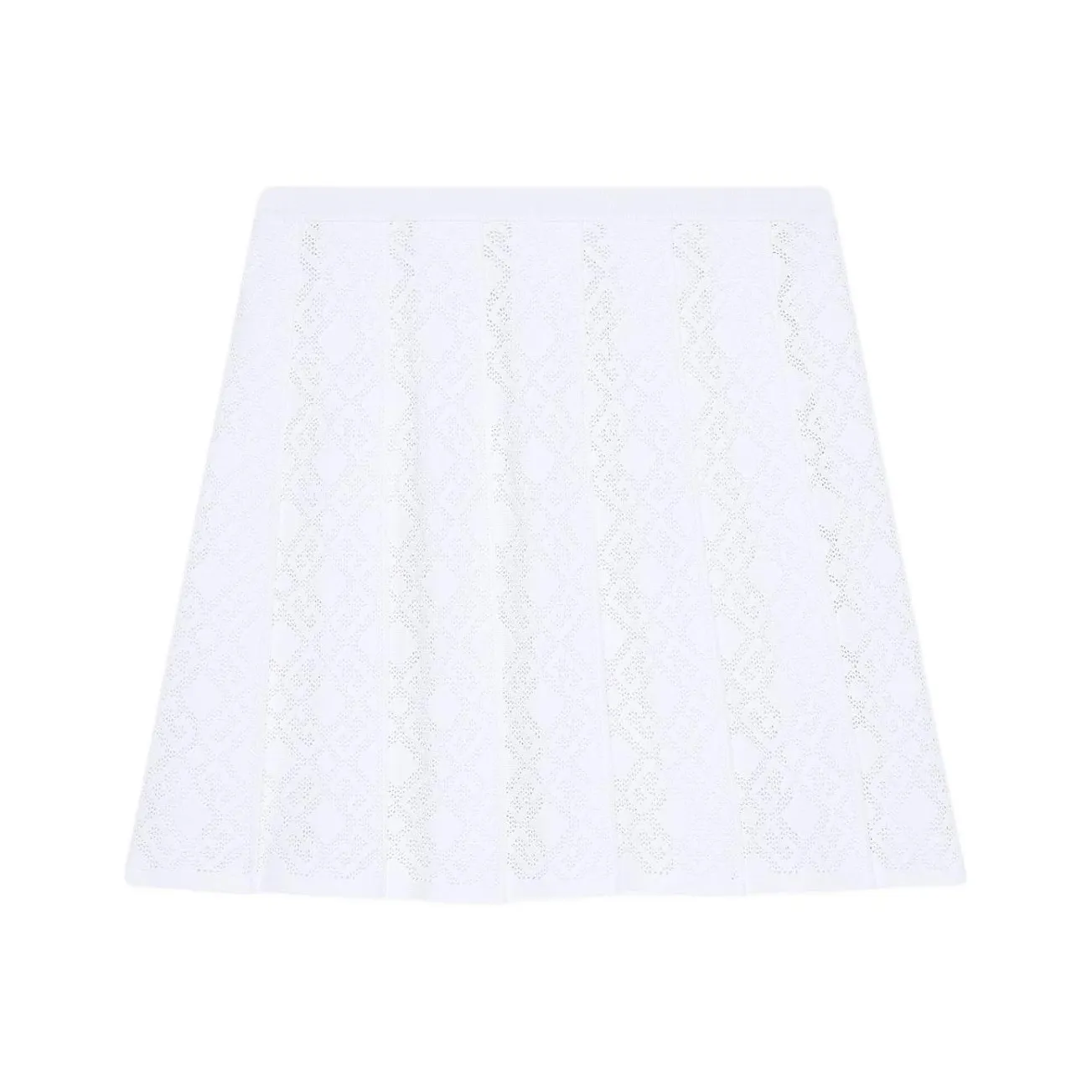 Givenchy Monogram 72 Jacquard Pleated Mini Skirt