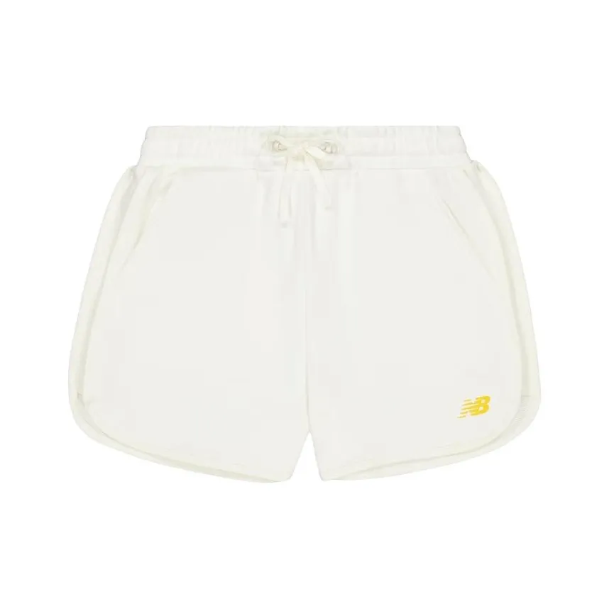 New Balance совместные спортивные шорты Женские Белые
