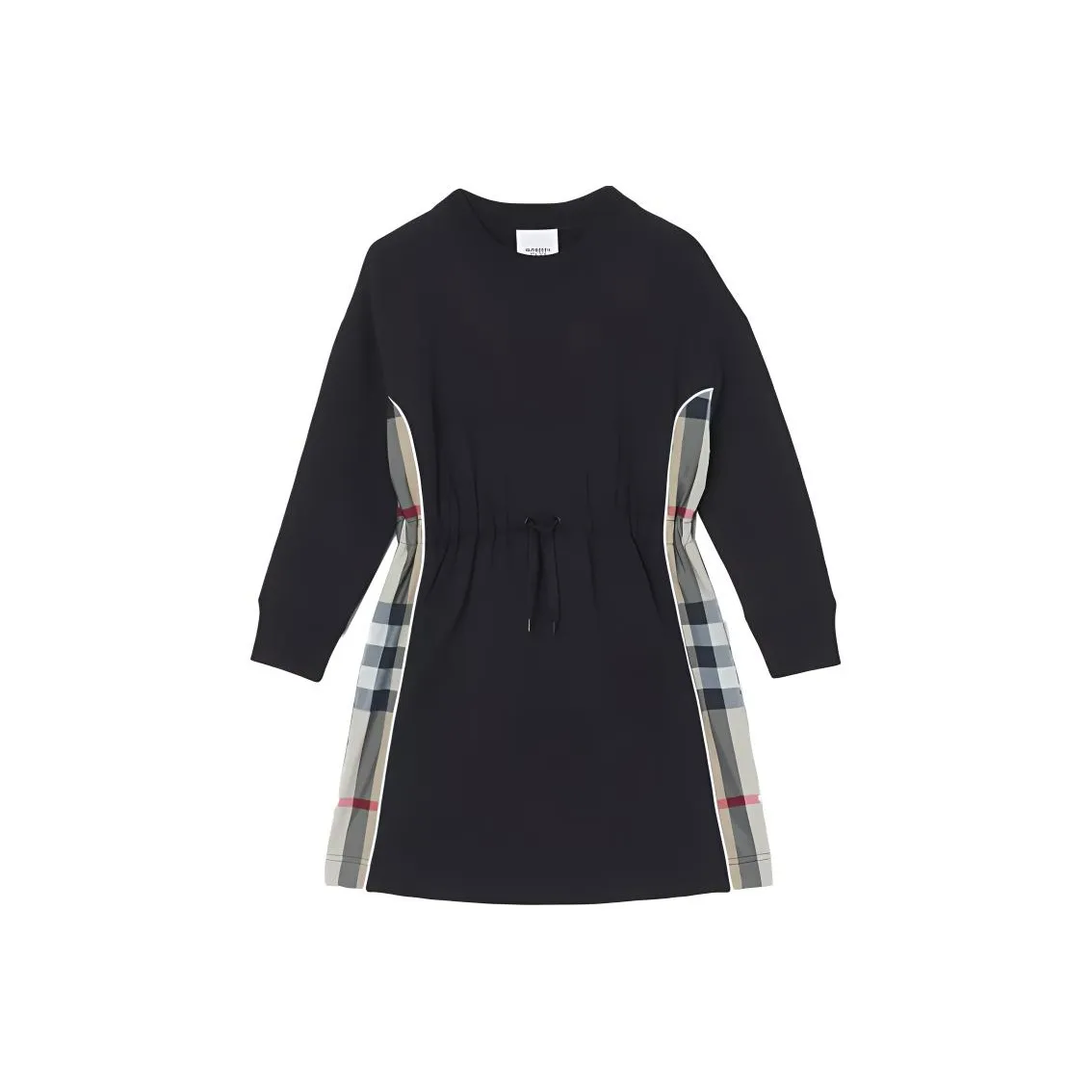 Burberry Детское платье черного цвета