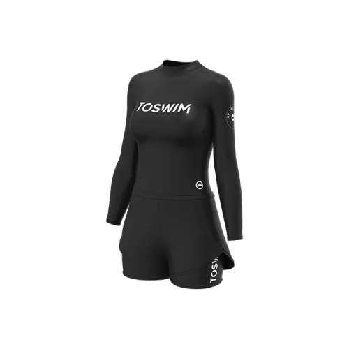 TOSWIM Squids Черный Женские Двухкомпонентные Купальники