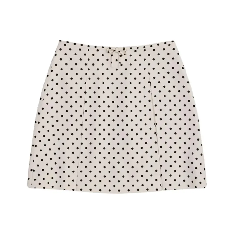 Valentino Polka Dot Printed Mini Skirt