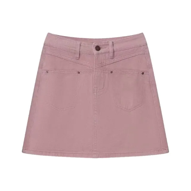 ZAVK Джинсовые короткие юбки Женские Розовый